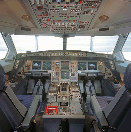 A340 cockpit