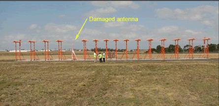 Antenna damage
