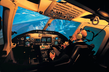 Bell 430 simulator