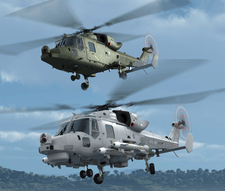 Lynx Wildcat utility helicopter