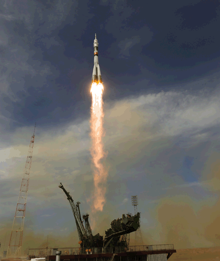 Soyuz FG rocket launch