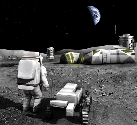 ESA moonbase