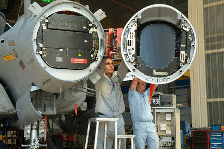 RBE2 AESA integration to the Dassault Rafale