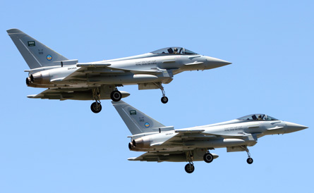 RSAF Typhoon pair - French Frogs Aviation Pictures