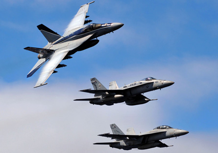 Super Hornet trio - US Navy