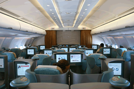 Etihad A330 cabin