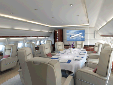 A340 VIP interior