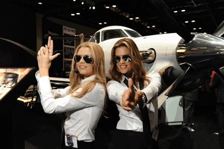 Pilatus PC12 NG bond girls