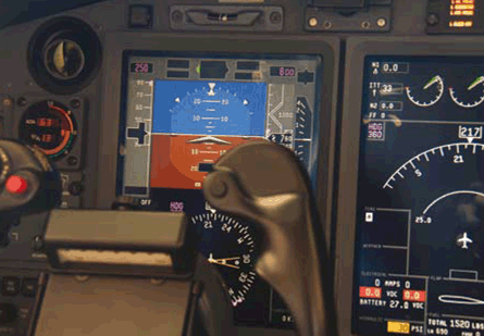SJ30 cockpit