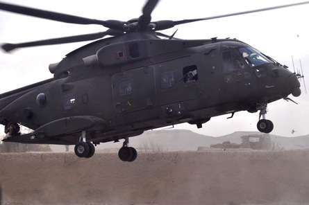 UK RAF Merlin helicopter