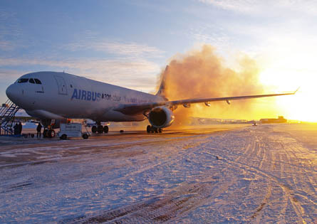 A330-200F ice test