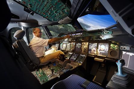 Lufthansa A380 simulator