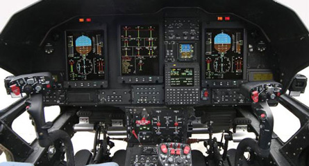 A109 cockpit - RNZAF