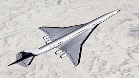 Supersonic jet from a 1998 NASA study