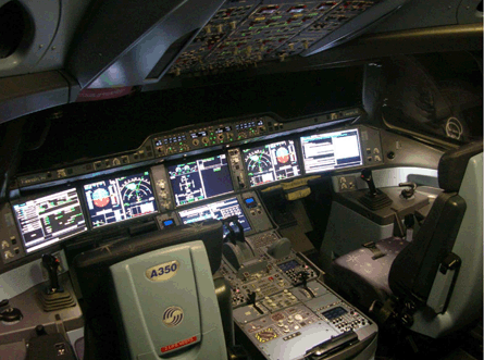 Airbus A350 class 2 flight deck