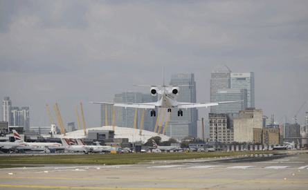 Gulfstream G150 London City Airport