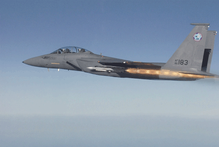 F-15SE internal missile test