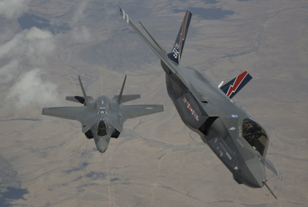 Lockheed Martin F-35 JSF pair