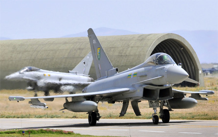RAF Typhoons Turkey - Crown Copyright