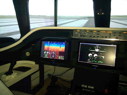 Embraer fly-by-wire simulator