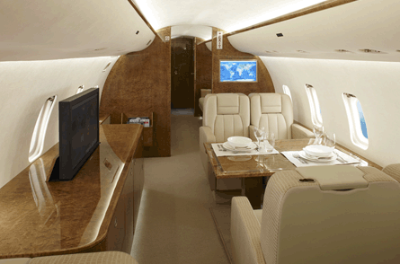 Flying Colours Challenger 850 interior