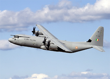Indian C-130J airborne