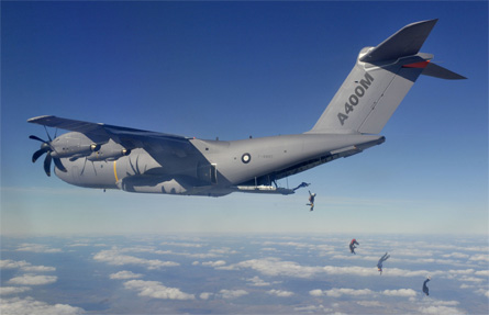 A400M Enders jumps - Airbus Military