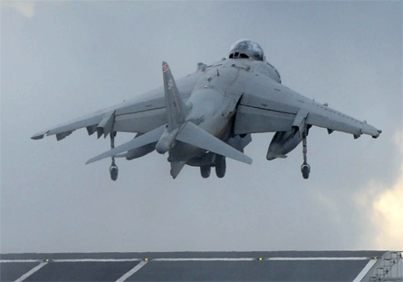 Harrier GR9 ramp - Royal Navy