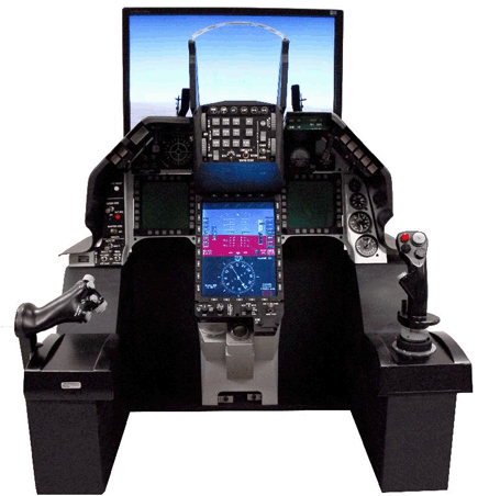 Raytheon F-16 cockpit
