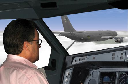 A330 simulator, ©CAE