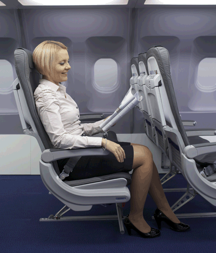 Lufthansa Euroclass seat