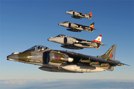 UK Harrier quartet - Pay Jamie Hunter Aviacom