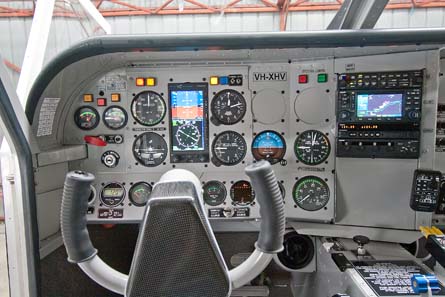 Airvan GA-8 cockpit