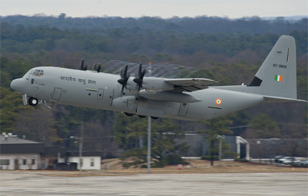 Indian C-130J flies - Lockheed Martin