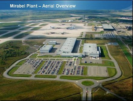 Bombardier Mirabel plant overview (current)
