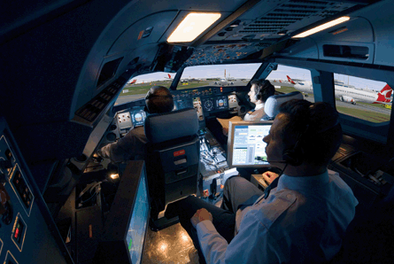 CAE flight simulator
