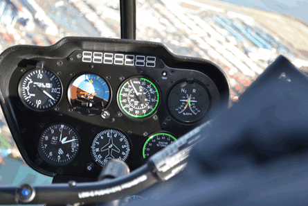 Robinson R66 cockpit