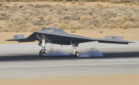 X-47B lands - Northrop Grumman