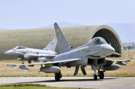 RAF Typhoons - Crown Copyright