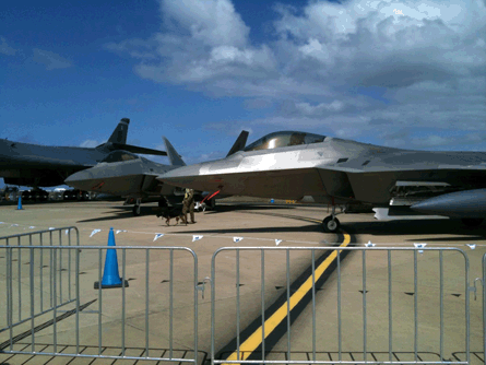 USAF F-22s at Avalon