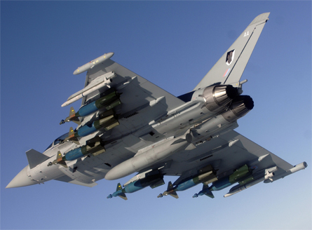 RAF Typhoon bombs - Crown Copyright