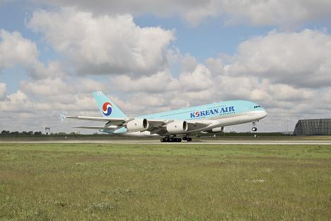 Korean Air A380 flight