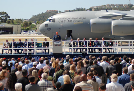 UAE C-17 ceremony - Boeing