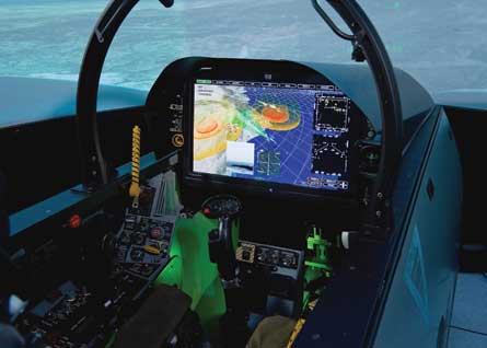 Cockpit with AESA radar- Boeing