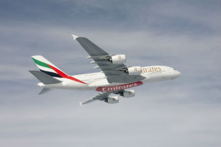 Emirates A380 body pic