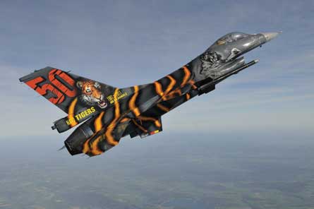 F-16 Tiger (c) Katsuhiko Tokunga/Belgian Airforce