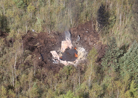 L-39 crash site - Lithuanian defence ministry