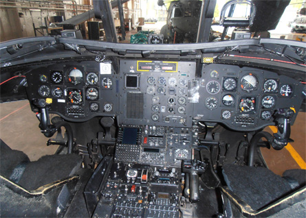 RAF Chinook HC2 cockpit - Craig Hoyle