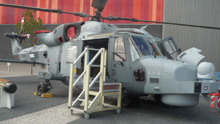 RAF Lynx Wildcat at DSEi