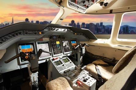 Hawker 4000 cockpit